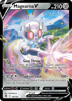 2022 Silver Tempest Magearna V #128