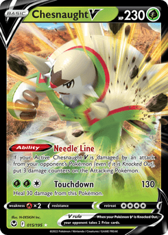 2022 Silver Tempest Chesnaught V #15