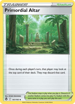 2022 Silver Tempest Primordial Altar #161