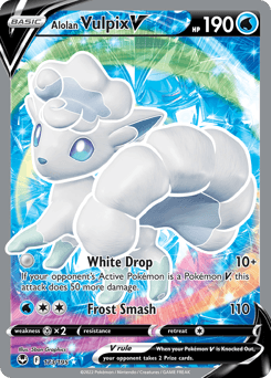 2022 Silver Tempest Alolan Vulpix V #173