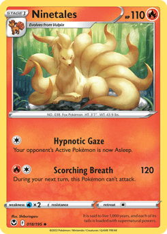 2022 Silver Tempest Ninetales #18