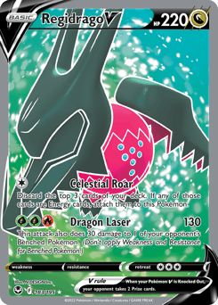 2022 Silver Tempest Regidrago V #183