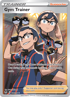 Gym Trainer Silver Tempest card