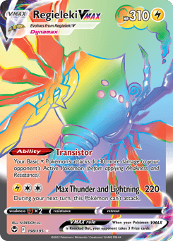2022 Silver Tempest Regieleki VMAX #198