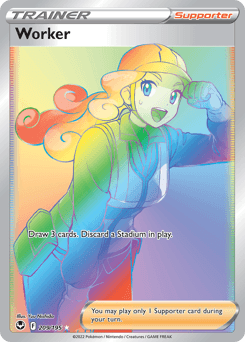 Worker Silver Tempest card