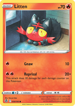 2022 Silver Tempest Litten #30