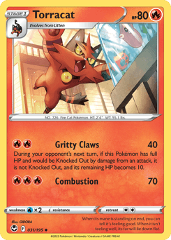 Torracat Silver Tempest card