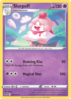 Slurpuff Silver Tempest card