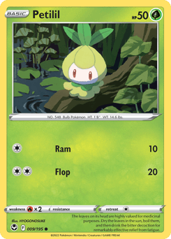 2022 Silver Tempest Petilil #9