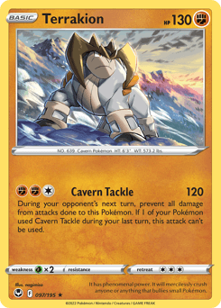 2022 Silver Tempest Terrakion #97