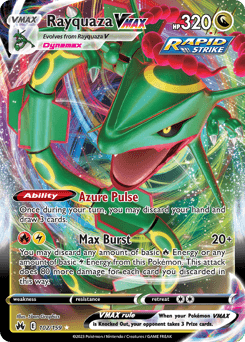 Rayquaza VMAX Crown Zenith card