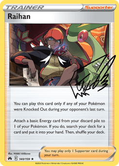 Raihan Crown Zenith card