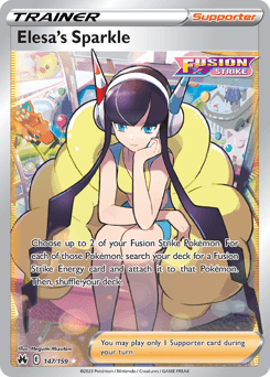 Elesa's Sparkle Crown Zenith card