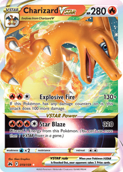 Charizard VSTAR Crown Zenith card