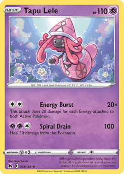 Tapu Lele Crown Zenith card