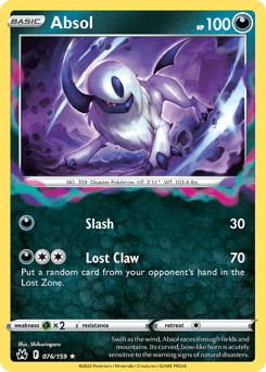 2023 Crown Zenith Absol #76
