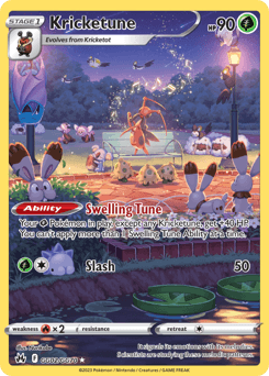 Kricketune Crown Zenith Galarian Gallery card