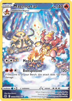 Magmortar Crown Zenith Galarian Gallery card