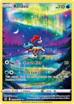 Keldeo Crown Zenith Galarian Gallery card