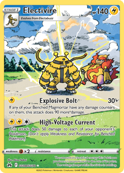Electivire Crown Zenith Galarian Gallery card