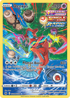 Deoxys Crown Zenith Galarian Gallery card