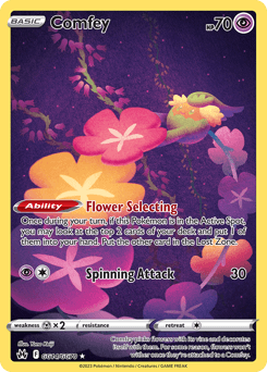 Comfey Crown Zenith Galarian Gallery card