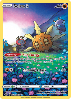 Solrock Crown Zenith Galarian Gallery card