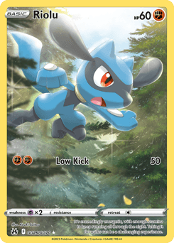 Riolu Crown Zenith Galarian Gallery card
