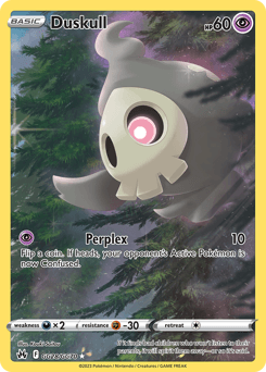 Duskull Crown Zenith Galarian Gallery card