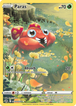 Paras Crown Zenith Galarian Gallery card