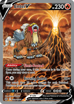 2023 Crown Zenith Galarian Gallery Entei V #GG36
