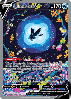 Lumineon V Crown Zenith Galarian Gallery card