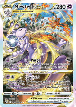 Mewtwo VSTAR Crown Zenith Galarian Gallery card