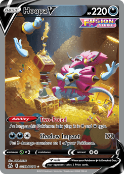 Hoopa V Crown Zenith Galarian Gallery card
