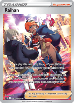 Raihan Crown Zenith Galarian Gallery card