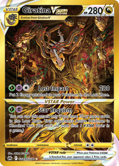 Giratina VSTAR Crown Zenith Galarian Gallery card