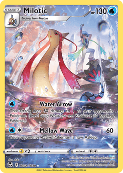 Milotic Silver Tempest Trainer Gallery card