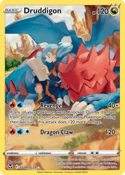 Druddigon Silver Tempest Trainer Gallery card