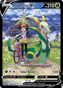 Serperior V Silver Tempest Trainer Gallery card