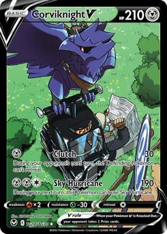 Corviknight V Silver Tempest Trainer Gallery card