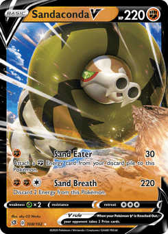 Sandaconda V Rebel Clash card