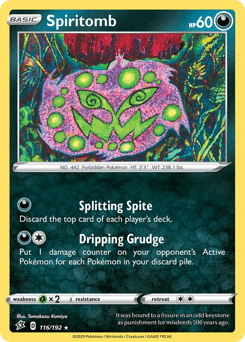 2020 Rebel Clash Spiritomb #116