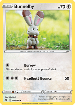 Bunnelby Rebel Clash card