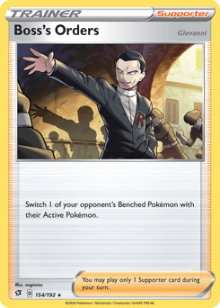 Boss's Orders Rebel Clash card