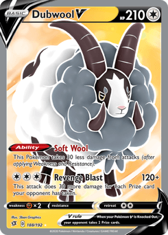 Dubwool V Rebel Clash card