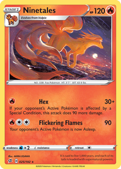 2020 Rebel Clash Ninetales #25