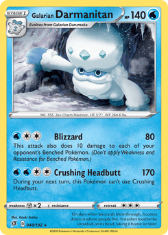 Galarian Darmanitan Rebel Clash card