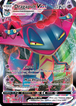 Dragapult VMAX Rebel Clash card