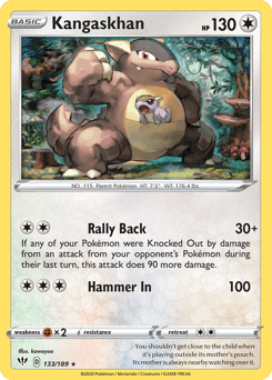 2020 Darkness Ablaze Kangaskhan #133