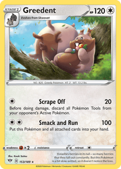 Greedent Darkness Ablaze card